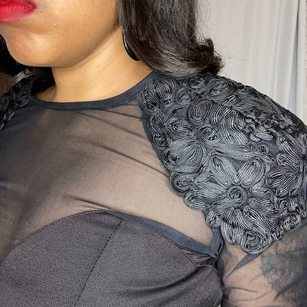 Black vintage dress - Picture 1 of 3